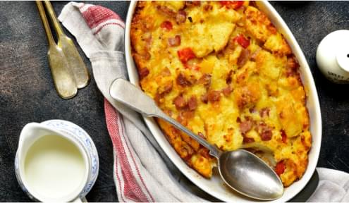 Sausage & Cheddar Casserole.