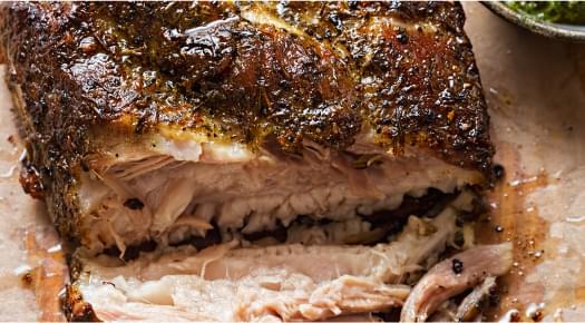 Crispy & Tender Pork Belly.