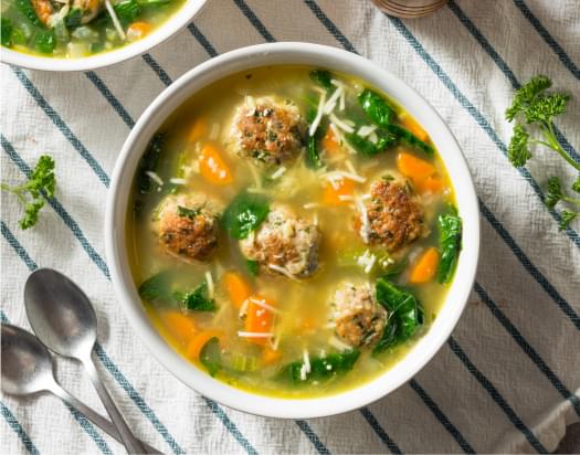 Italian Meatball Soup.