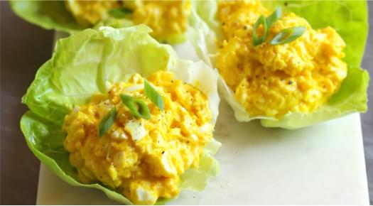 Keto Golden Egg Salad.